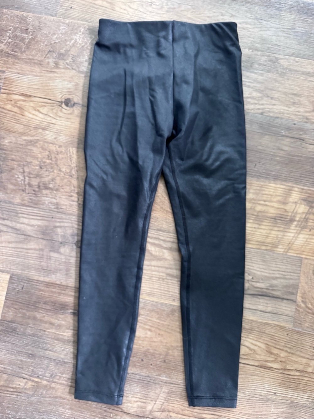 ALO Yoga  Black Faux Leather-Look Leggings